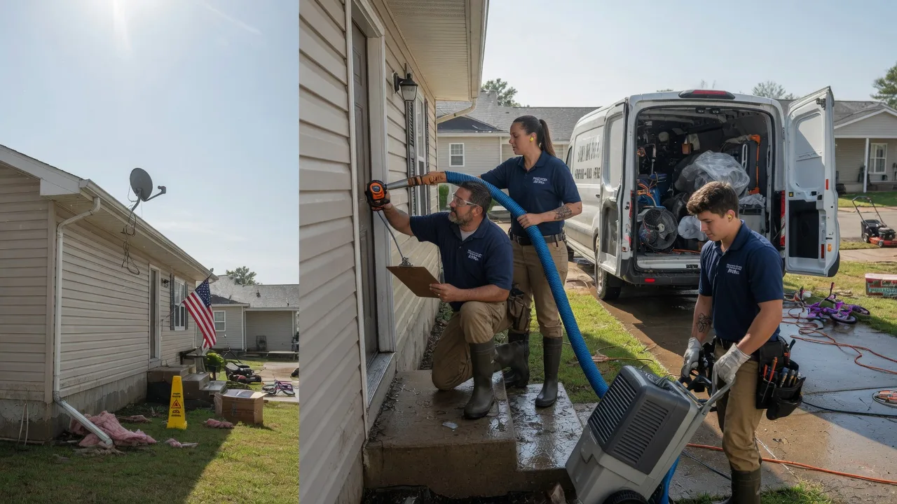 Ceiling Water Damage Restoration in Stetsonville, WI near me